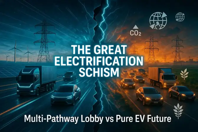 Illustration of The Great Electrification Schis...