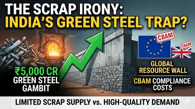 Illustration of The Scrap Irony: Why India’s ₹5...