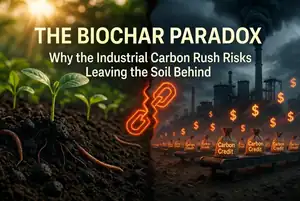 Illustration of The Biochar Blind Spot: Saving ...
