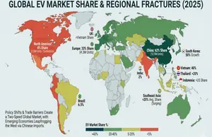 Illustration of The Electric Divide: Why India’...