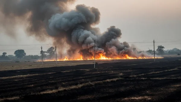 The Perennial Infernal: How India’s Agri-Biomass Crisis Mutated into a Year-Round Climate Engine - Featured Cover Image