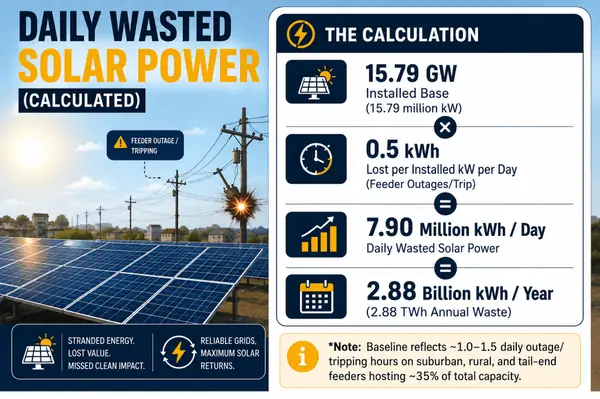 The Hidden Bleed of India’s Solar Surge: Why PM Surya Ghar 2.0 Must Pivot to Hybrid-Ready Architecture - Graphic Illustration 1