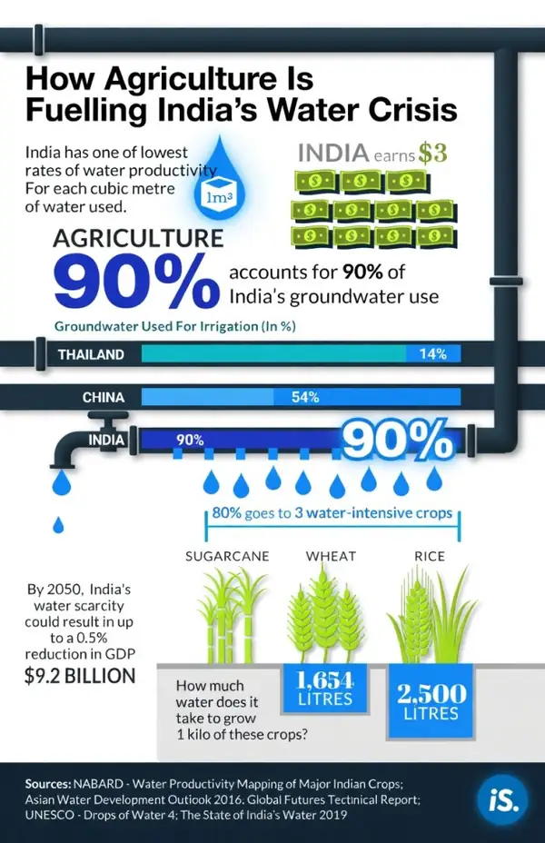 The Invisible Drain: Is India Exporting Its Future Through Virtual Water Trade? - Featured Cover Image