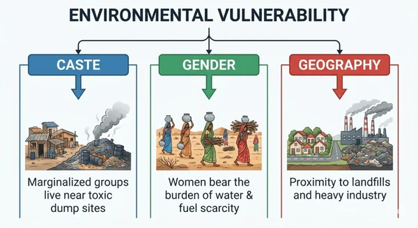 The Chasm Between Green Prestige and Brown Survival: Why India Must Bridge Climate Action and Environmental Justice - Graphic Illustration 2