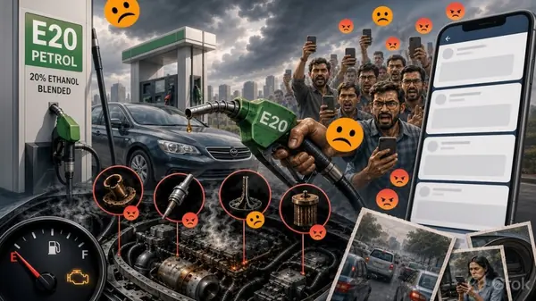 The Scientific Mirage of India’s E20 Rollout: Who Truly Wins in the Ethanol Rush? - Featured Cover Image