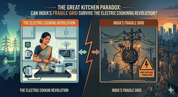 Read more about: The Great Kitchen Paradox: Can India’s Fragile Grid Survive the Electric Cooking Revolution?
