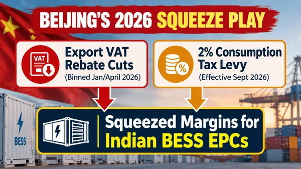 The Great Storage Squeeze: How Beijing’s 2026 Triple-Threat Policies Are Rattling India’s BESS Pipeline - Graphic Illustration 2