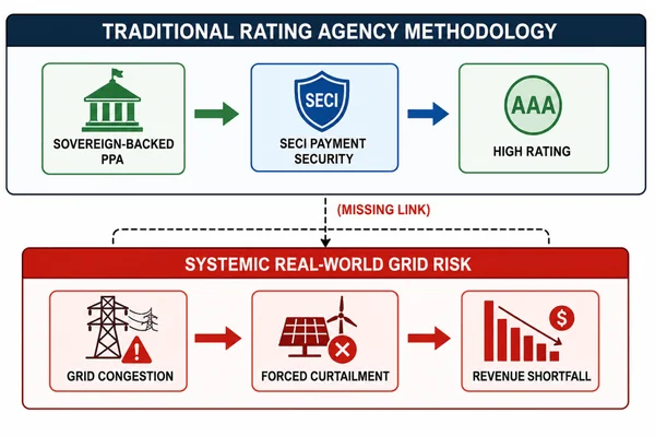 The Great Transmission Delusion: Why Credit Rating Methodologies Missed India’s Systemic Grid Bottleneck - Graphic Illustration 3