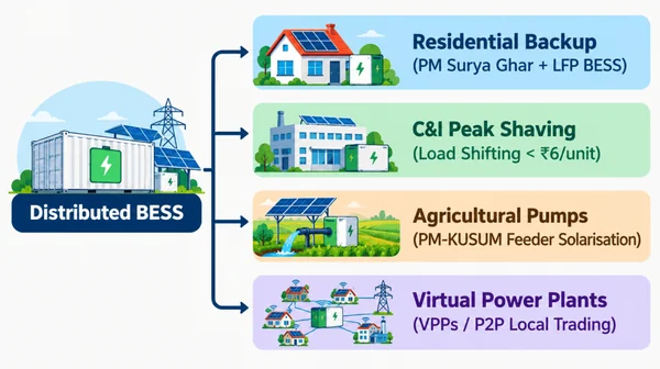 The Decentralised Powerhouse: Why Rooftop Solar + Storage is India’s Ultimate Weapon Against Gridlock - Graphic Illustration 3