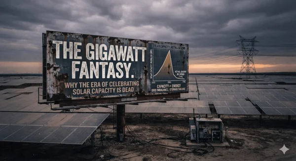 Read more about: The Gigawatt Fantasy: Why the Era of Celebrating Solar Capacity Is Dead