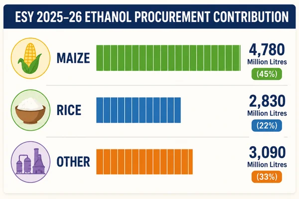 The Food, Fuel, and Forex Trilemma: Re-evaluating India’s Grain-Based Ethanol Strategy - Graphic Illustration 2