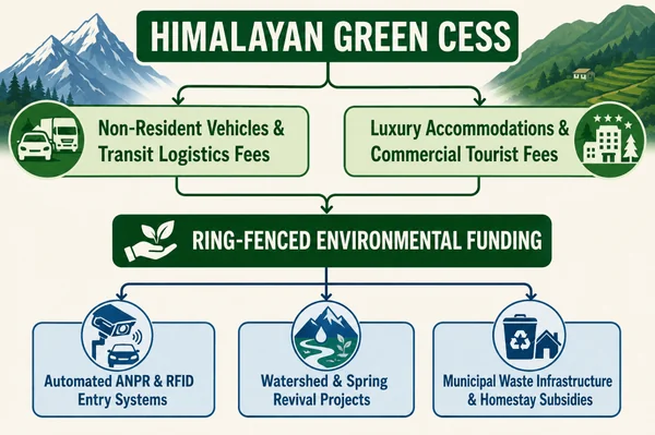 Carrying Capacity Must Be the Non-Negotiable Principle for Himalayan Development: Moving Beyond Dust-Gathering Reports to Hard Ground Action - Graphic Illustration 3
