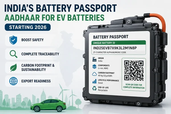 The “Battery Aadhaar” Paradox: Can a Digital Ghost Save India’s Lithium Loop? - Featured Cover Image